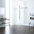Vigo 56-60 in. W x 74 in. H Elan Adjustable Frameless Sliding Shower Door with stainless steel Hardware