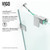 Vigo VG6042CHCL36 Pirouette Adjustable Frameless Pivot Shower Door  with Chrome Hardware