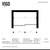 Vigo 56-60 in. W x 74 in. H Luca Adjustable Frameless Sliding Shower Door with Chrome Hardware