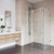 Vigo 34 in. L x 46 in. W x 74 in. H Winslow Frameless Sliding Door Shower Enclosure with Chrome Hardware