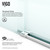 Vigo VG6051CHCL48WL Winslow Frameless Sliding Door Shower Enclosure With Left Drain Base and with Chrome Hardware