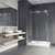 Vigo VG6051CHCL48WL Winslow Frameless Sliding Door Shower Enclosure With Left Drain Base and with Chrome Hardware