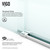 Vigo VG6051CHCL48WR Winslow Frameless Sliding Door Shower Enclosure With Right Drain Base and with Chrome Hardware