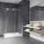 Vigo 36 in. L x 48 in. W x 79 in. H Winslow Frameless Sliding Door Shower Enclosure With Right Drain Base and with Stainless Steel Hardware