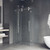 Vigo 34 in. L x 58 in. W x 74 in. H Winslow Frameless Sliding Door Shower Enclosure with stainless steel Hardware