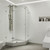 Vigo VG6061BNCL38W Verona Frameless Neo-Angle Shower Enclosure With Base and with Brushed Nickel Hardware Vigo VG6061BNCL38W Verona Frameless Neo-Angle Shower Enclosure With Base and with Brushed Nickel Hardware