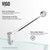 Vigo 36 in. L x 36 in. W x 77 in. H Verona Frameless Neo-Angle Shower Enclosure With Low-Profile Base and with Chrome Hardware