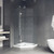 Vigo 36 in. L x 36 in. W x 77 in. H Verona Frameless Neo-Angle Shower Enclosure With Low-Profile Base and with Chrome Hardware