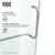 Vigo VG6062BNCL36 Piedmont Frameless Neo-Angle Shower Enclosure with brushed nickel Hardware
