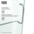 Vigo 34 in. L x 34 in. W x 73 in. H Piedmont Frameless Neo-Angle Shower Enclosure with brushed nickel Hardware