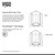 Vigo 34 in. L x 34 in. W x 73 in. H Piedmont Frameless Neo-Angle Shower Enclosure with brushed nickel Hardware