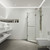 Vigo 36 in. L x 36 in. W x 73 in. H Piedmont Frameless Neo-Angle Shower Enclosure with brushed nickel Hardware