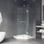 Vigo 38 in. L x 38 in. W x 77 in. H Piedmont Frameless Neo-Angle Shower Enclosure With Low-Profile Base and with Brushed Nickel Hardware