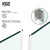 Vigo 38 in. L x 38 in. W x 77 in. H Piedmont Frameless Neo-Angle Shower Enclosure With Low-Profile Base and with Brushed Nickel Hardware