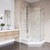 Vigo 47 in. L x 47 in. W x 79 in. H Gemini Frameless Neo-Angle Shower Enclosure With Base and with Brushed Nickel Hardware