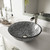 Vigo VGT1057 Titanium Glass Vessel Bathroom Sink Set With Milo Vessel Faucet In Brushed Nickel