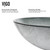 Vigo Simply Silver Glass Vessel Bathroom Sink Set With Niko Vessel Faucet In Brushed Nickel - 16 1/2 inch