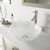 Vigo VGT263 White Frost Glass Vessel Bathroom Sink Set With Dior Vessel Faucet In Chrome