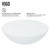 Vigo VGT263 White Frost Glass Vessel Bathroom Sink Set With Dior Vessel Faucet In Chrome Vigo VGT263 White Frost Glass Vessel Bathroom Sink Set With Dior Vessel Faucet In Chrome