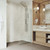 Vigo Zenith 34x74 Frameless Fixed Glass Shower Screen In Chrome