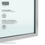 Vigo Zenith 34x74 Frameless Fixed Glass Shower Screen In Chrome