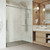 Vigo Ferrara 60x74 Adjustable Frameless Sliding Shower Door In Chrome