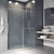 Vigo Ferrara 60x74 Adjustable Frameless Sliding Shower Door In Chrome