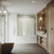 Vigo Luca 60" x 58" Adjustable Frameless Sliding Tub Door In Chrome