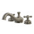 Kingston Brass Two Handle Roman Tub Filler Faucet - Brushed Nickel KS3338AX