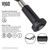 Vigo VG02001STMBK1 Edison Pull-Down Spray Kitchen Faucet With Deck Plate In Stainless Steel/Matte Black