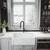 Vigo VG02029MBK2 Greenwich Pull-Down Spray Kitchen Faucet With Soap Dispenser In Matte Black
