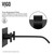 Vigo Titus Wall Mount Bathroom Faucet In Matte Black , Single Handle