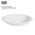 Vigo Wisteria Matte Stone Vessel Bathroom Sink Set With Olus Wall Mount Faucet In Matte Black - 13 3/4 inch