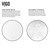 Vigo Vinca Matte Stone Vessel Bathroom Sink Set With Titus Wall Mount Faucet In Matte Black - 14 1/2 inch