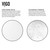 Vigo Vinca Matte Stone Vessel Bathroom Sink Set With Amada Faucet In Brushed Nickel - 13 3/4 inch
