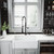 Vigo VG02007MBK2 Zurich Pull-Down Spray Kitchen Faucet with Matching Soap Dispenser in Matte Black