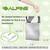 Alpine ALP451-SSB Sanitary Napkin Receptacle, Stainless Steel