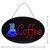 Alpine LED Coffee Sign, Oval, 23 x 14 - Black - ALP497-05