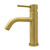 Whitehaus WHS8601-SB-B Waterhaus Solid Stainless Steel Single Lever Elevated Lavatory Faucet - Brass