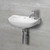 Whitehaus WHS1010-SB-BSS Waterhaus Single Lever Small Lavatory Faucet - Brushed Stainless Steel