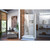 DreamLine Unidoor 35-36 in. W x 72 in. H Frameless Hinged Shower Door with Support Arm in Brushed Nickel