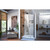 DreamLine Unidoor 38-39 in. W x 72 in. H Frameless Hinged Shower Door with Support Arm in Satin Black DreamLine Unidoor 38-39 in. W x 72 in. H Frameless Hinged Shower Door with Support Arm in Satin Black