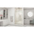 DreamLine Unidoor 45-46 in. W x 72 in. H Frameless Hinged Shower Door with Support Arm in Brushed Nickel