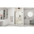 DreamLine Unidoor 47-48 in. W x 72 in. H Frameless Hinged Shower Door with Support Arm in Satin Black