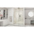 DreamLine Unidoor 53-54 in. W x 72 in. H Frameless Hinged Shower Door with Support Arm in Chrome