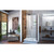 DreamLine Unidoor 35-36 in. W x 72 in. H Frameless Hinged Shower Door with Shelves in Oil Rubbed Bronze