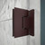 DreamLine Unidoor 45-46 in. W x 72 in. H Frameless Hinged Shower Door with Shelves in Oil Rubbed Bronze