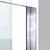 DreamLine Unidoor 47-48 in. W x 72 in. H Frameless Hinged Shower Door with Shelves in Chrome