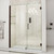 DreamLine Unidoor 58-59 in. W x 72 in. H Frameless Hinged Shower Door with Shelves in Oil Rubbed Bronze