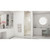DreamLine Unidoor 25 in. W x 72 in. H Frameless Hinged Shower Door in Brushed Nickel